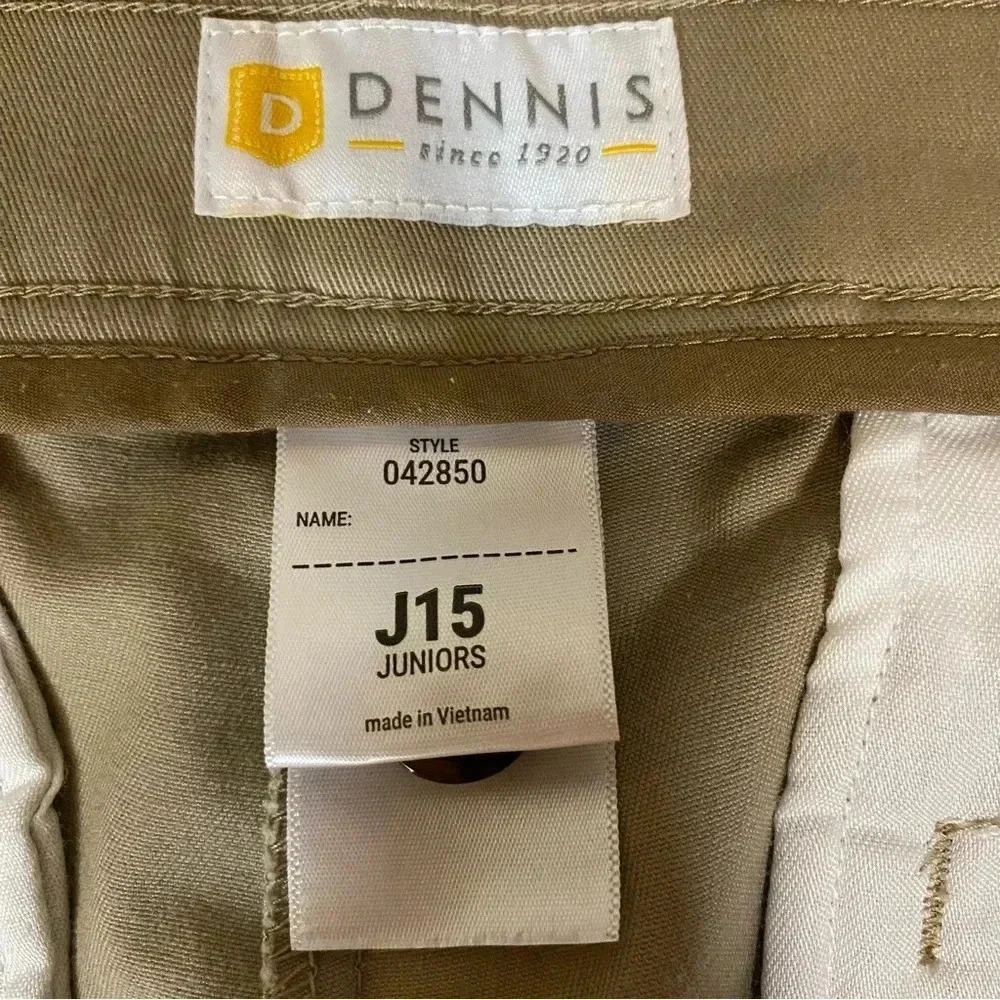 VGT DENNIS Khaki Men's Uniform Pants Front & Back Pockets Size J15 - Picture 6 of 15